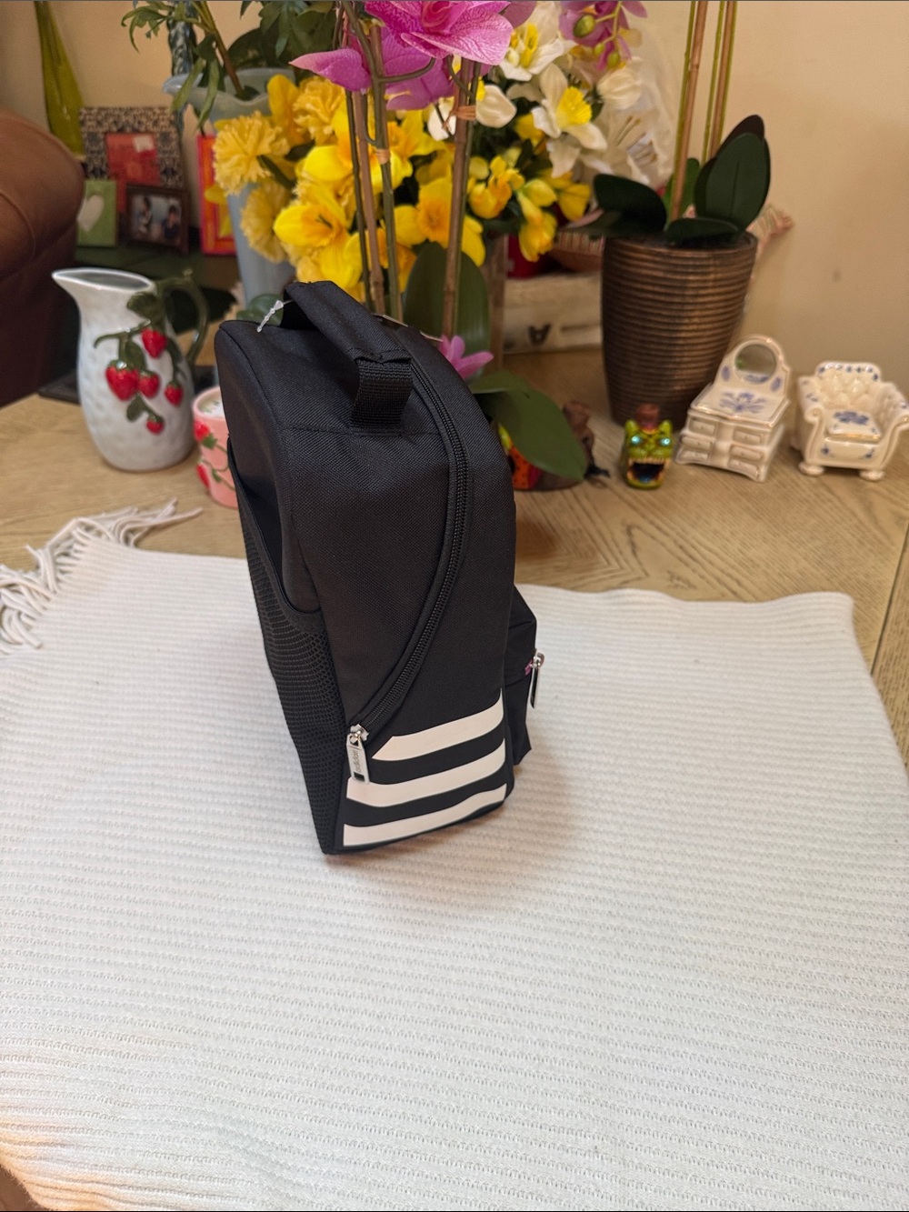 adidas Unisex Santiago Lunch Bag Cooler black and rainbow - Picture 13 of 16